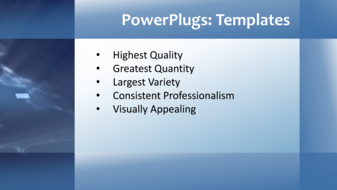 PowerPoint Template - abstract, technology, corporate - Print Slide